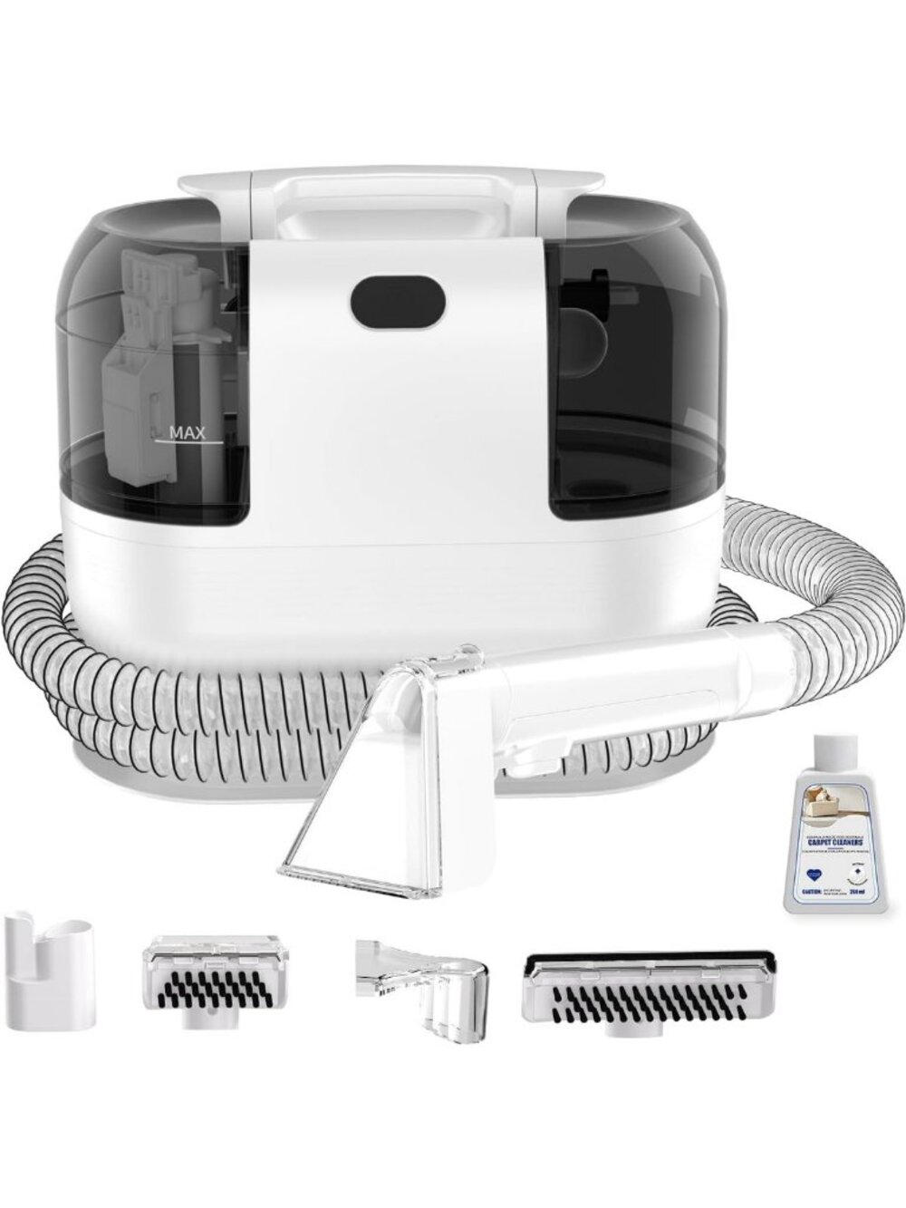 Portable 18Kpa Handheld Carpet Cleaner & Shampooer - Powerful, Lightweight, Easy